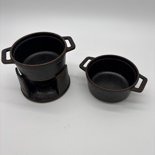 Vintage staub mini chocolate - vintage,