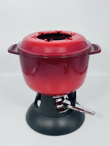 Staub cast iron fondue set - staub,